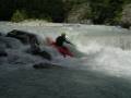 Gyronde 29-06 002 Steve on broken weir on the Gyronde